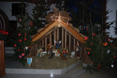 Żłóbek – dekoracja – Boże Narodzenie 2012